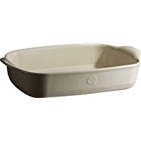 Emile Henry Fuente de cerámica Rectangular para Horno- cerámica- Arcilla- 36 x 23 x 7 cm